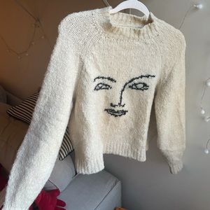 Paloma Wool 100% Wool Porto face sweater. Worn a few times in perfect condition.